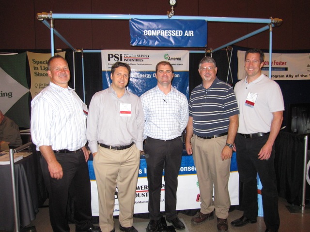 Jim Timmersman, Talbot Pratt, Dan Trachsel, Peter Faust, and Adam French from Power Supply Industries.